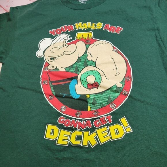 Popeye The Sailer Christmas shirt M - Picture 2 of 3